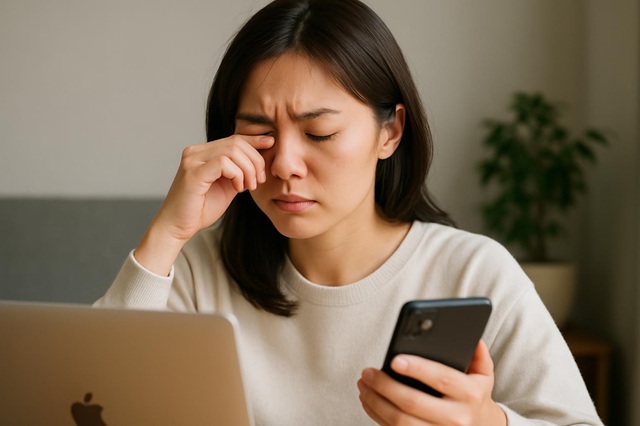 PC・スマホが手放せないあなたへ。「デジタル眼精疲労」と「スマホ首」を撃退するセルフケア術