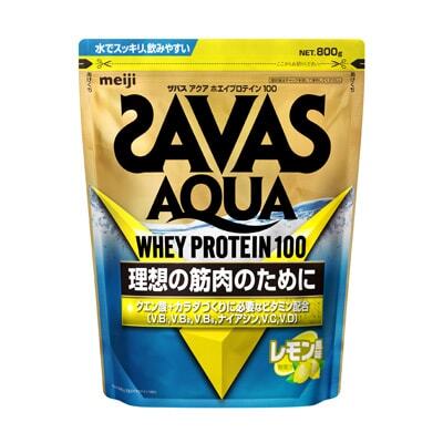 ザバス　SAVAS　アクア ホエイプロテイン100 レモン風味 800g