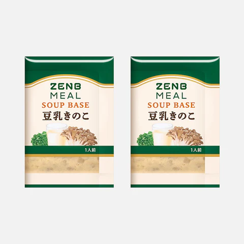 ゼンブミール　ZENB MEAL　豆乳きのこスープ(2袋) / ミール用スープの素