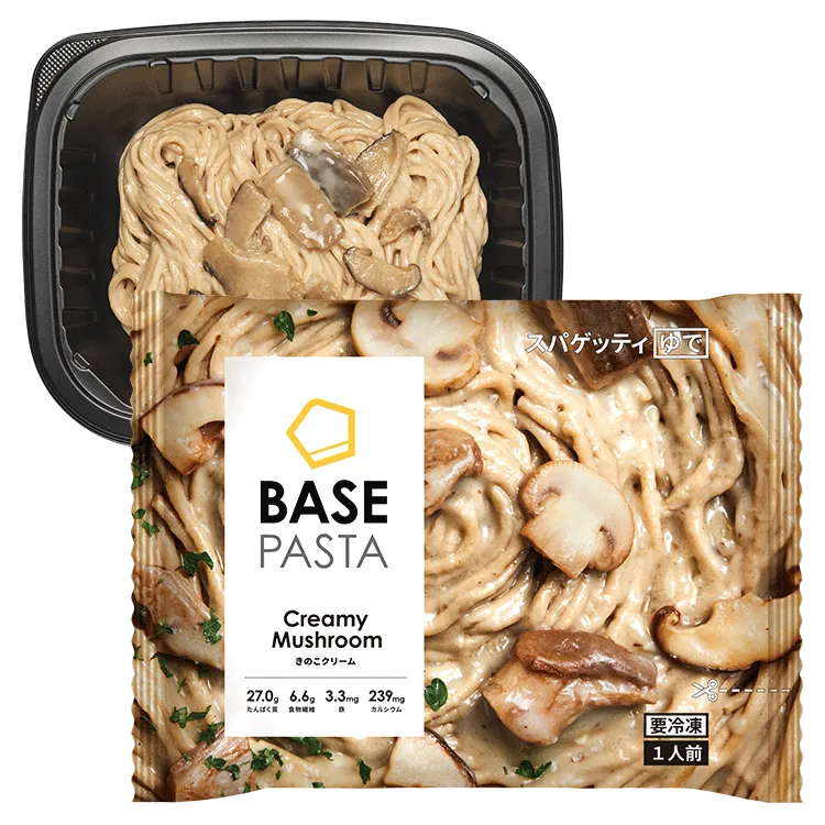 ベースパスタ BASE PASTA  きのこクリーム