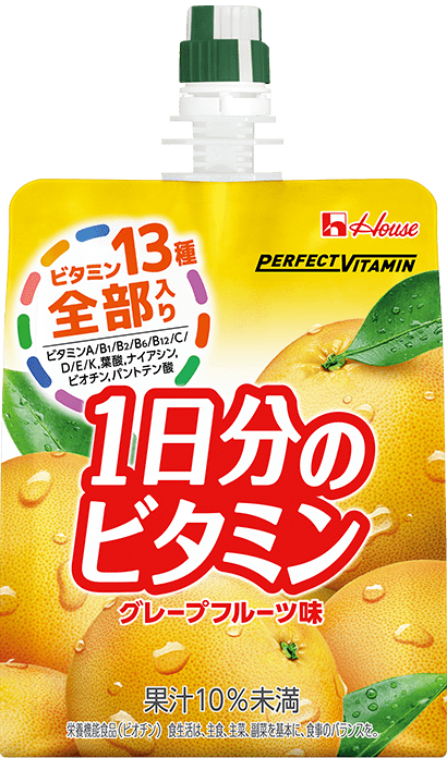 PERFECT VITAMIN 1日分のビタミンゼリーグレープフルーツ味