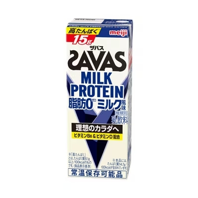 ザバス　SAVAS　MILK PROTEIN 脂肪0 ミルク風味 200ml ミルク プロテイン