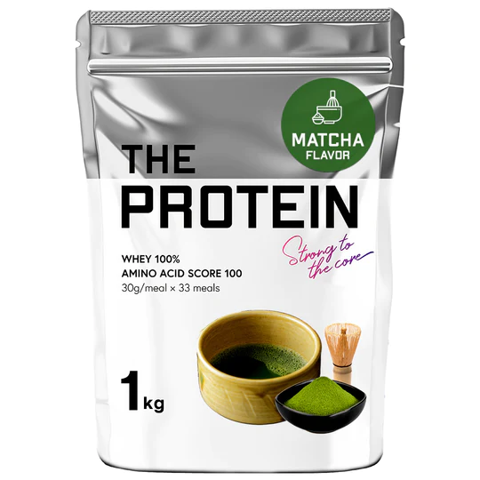 THE PROTEIN ザプロ プロテイン ホエイプロテイン 1kg  抹茶風味