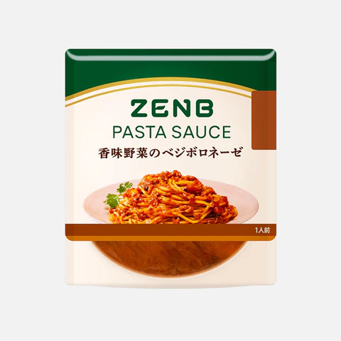 ゼンブパスタソース　ZENB PASTA SAUCE　香味野菜のベジボロネーゼ パスタソース / 低糖質パスタソース