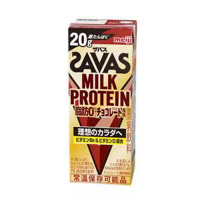 ザバス　SAVAS　MILK PROTEIN 脂肪0 チョコレート風味 200ml ミルク プロテイン