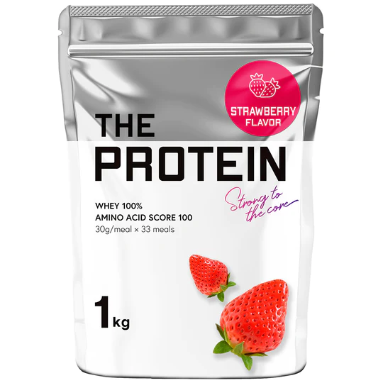 THE PROTEIN ザプロ プロテイン ホエイプロテイン 1kg ストロベリー風味