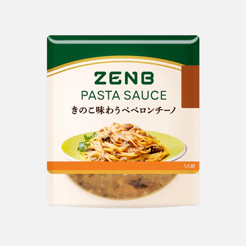 ゼンブパスタソース　ZENB PASTA SAUCE　きのこ味わうペペロンチーノ パスタソース / 低糖質パスタソース