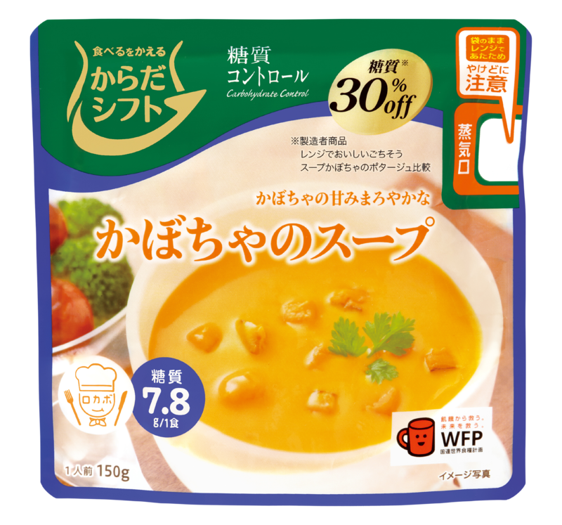 からだシフト　糖質コントロール かぼちゃのスープ