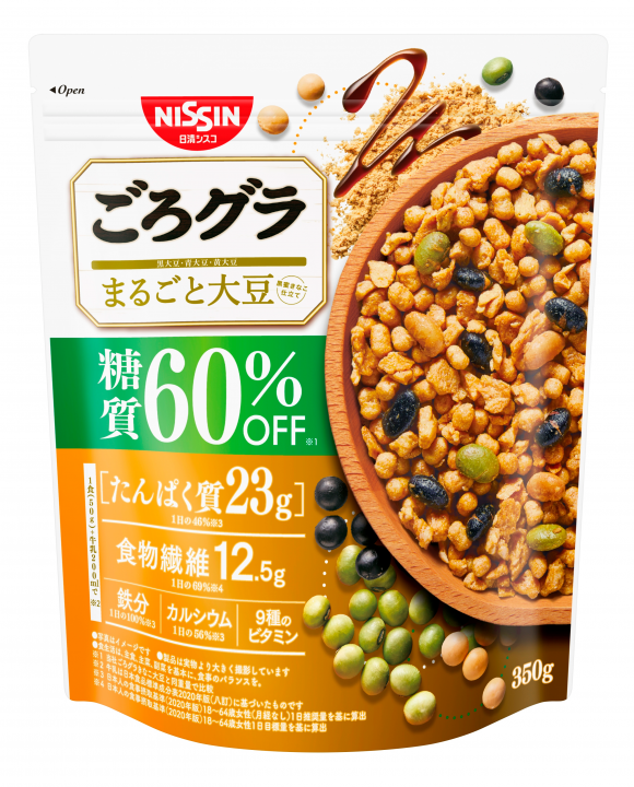 ごろグラ 糖質60％オフ まるごと大豆