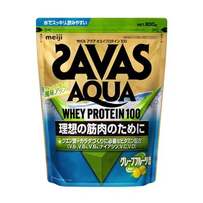 ザバス　SAVAS　アクア ホエイプロテイン100 グレープフルーツ風味 800g