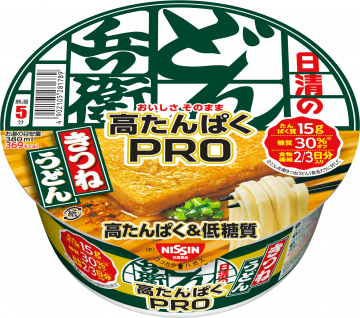 日清のどん兵衛PRO 高たんぱく&低糖質 きつねうどん