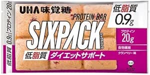 SIXPACK シックスパック プロテインバー クランベリー味