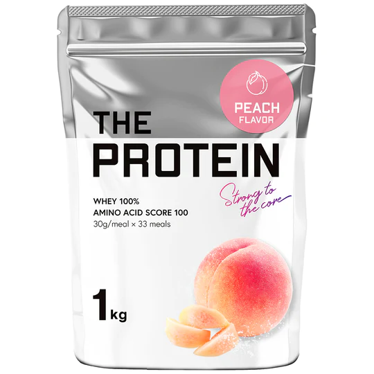 THE PROTEIN ザプロ プロテイン ホエイプロテイン 1kg ピーチ風味