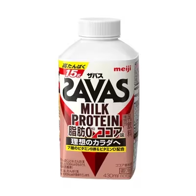 ザバス　SAVAS　MILK PROTEIN 脂肪0 ココア味 430ml ミルク プロテイン