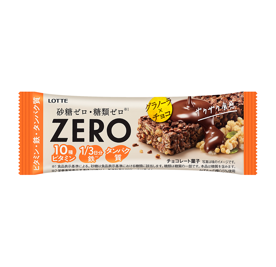 ロッテ ゼロ ZERO グラノーラチョコバー