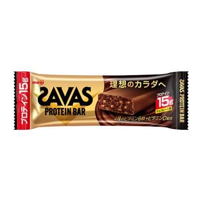 ザバス　SAVAS　プロテインバー チョコレート味 44g