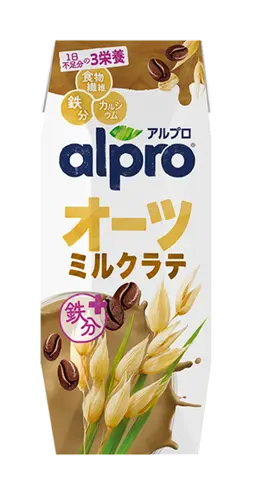 おいしく食物繊維 オーツミルクラテ 芳醇なコーヒーの味わい