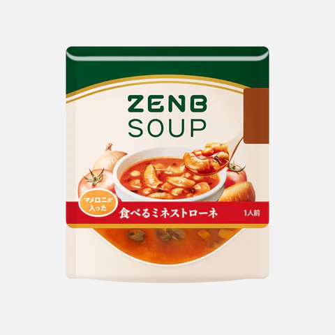 ゼンブスープ　ZENB SOUP　マメロニが入った 食べるミネストローネ / 低糖質スープ